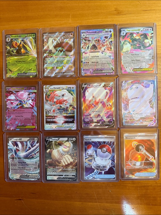 Pokemon Other - Pokemon Multicolor Holographic V and Trainer Card Lot